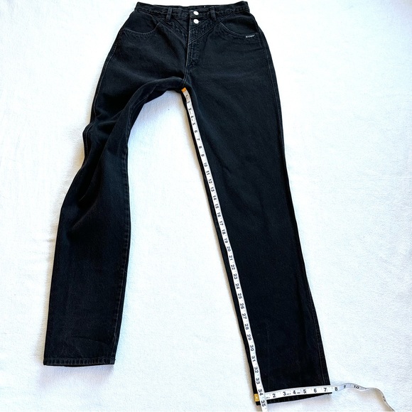 ROCKIES VTG 80s 90s BAREBACK HIGH RISE RELAXED FIT BLACK MOM JEANS. Sz 13/32 - Picture 10 of 12